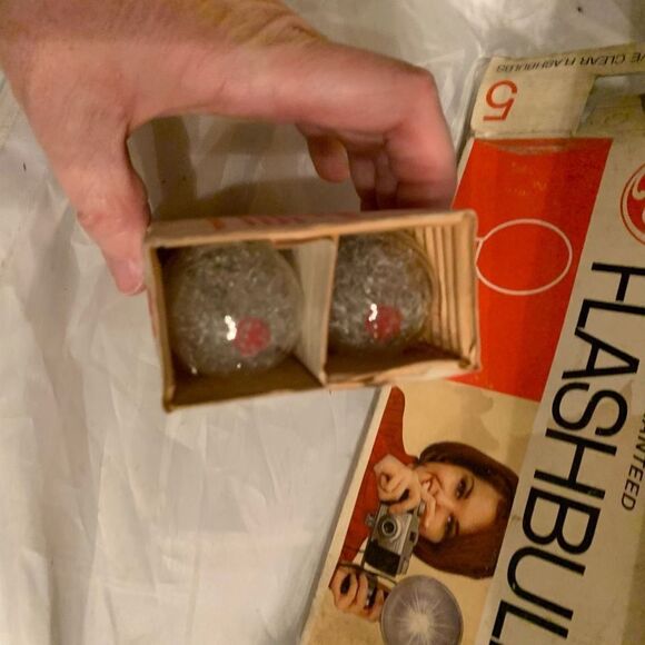 GE General Electric #5 Flashbulbs Box Of 12 New Old Stock - Picture 3 of 8